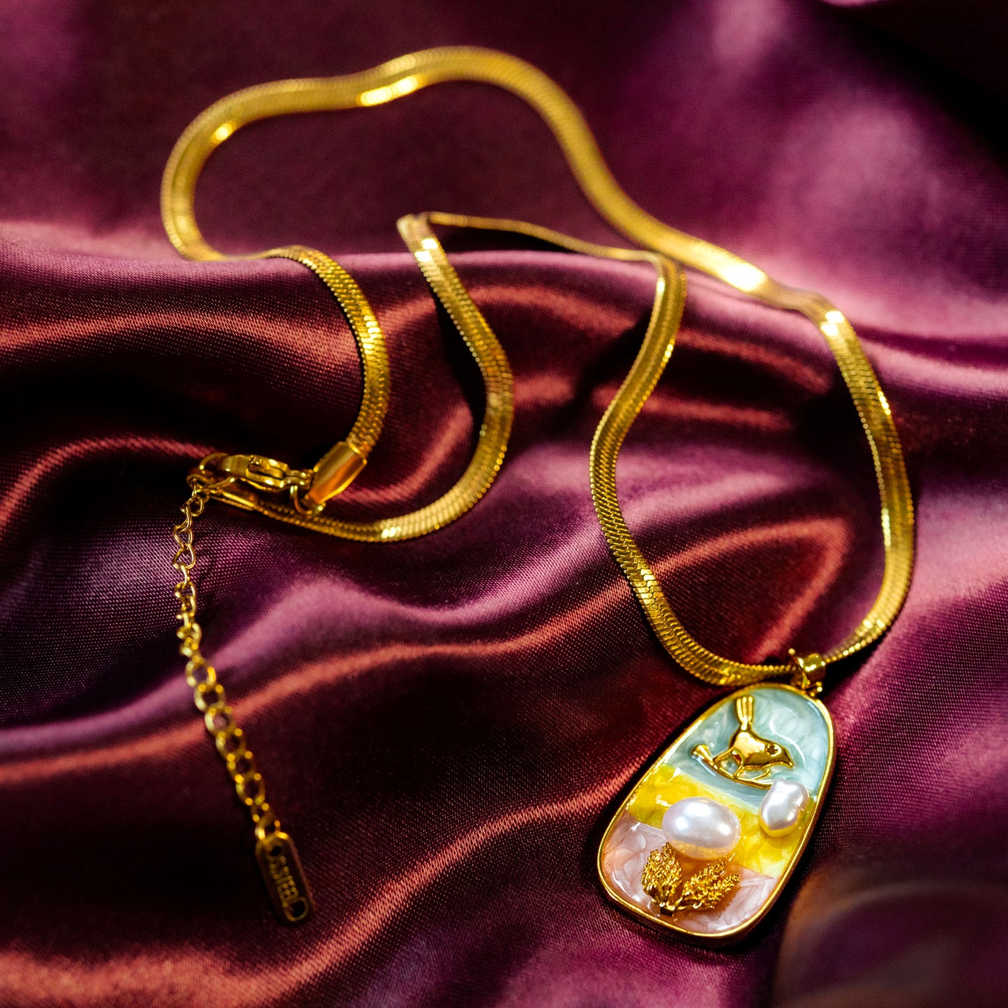 Pastel Songbird Anti-Tarnish Necklace
