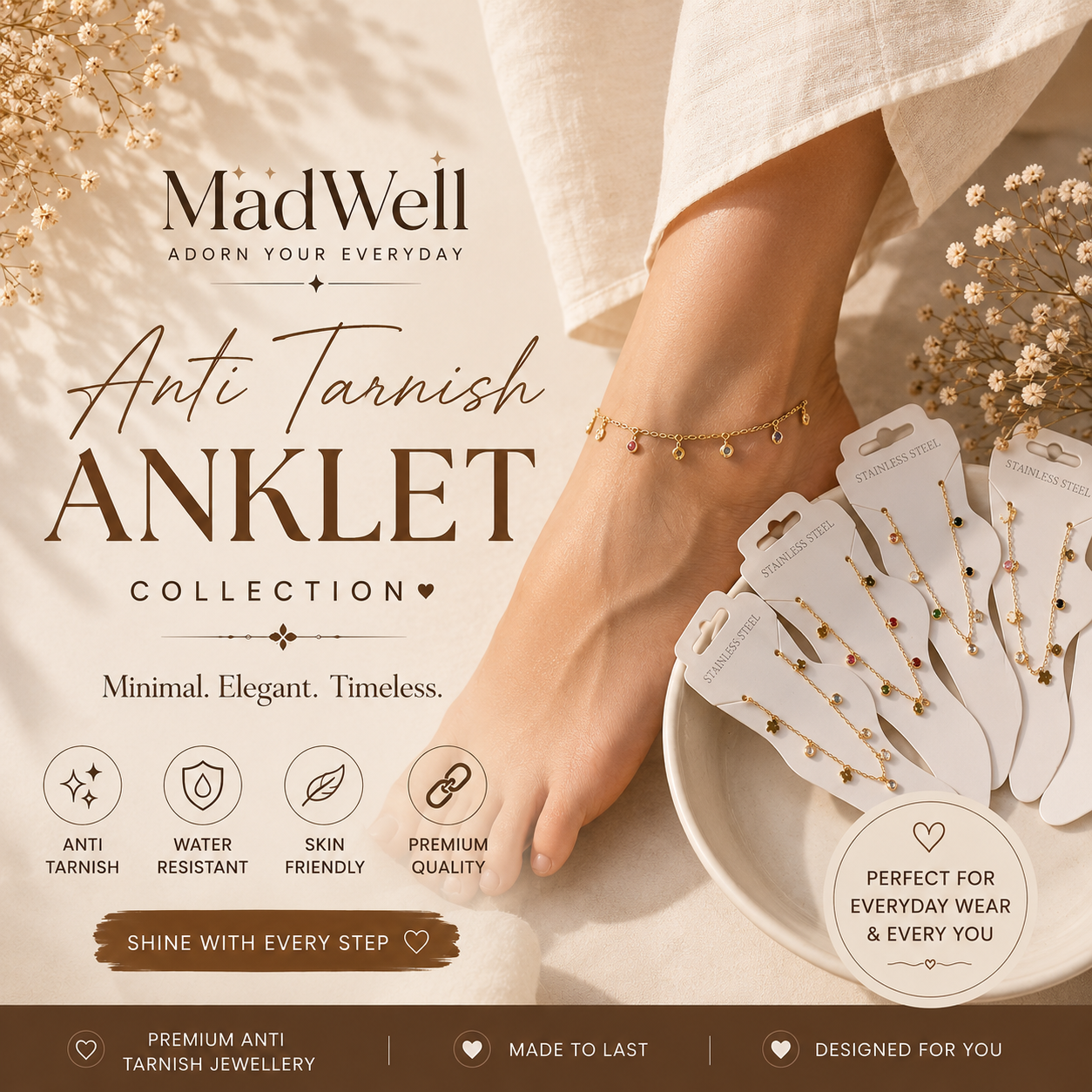 Anti Tarnish Anklets (COMING SOON)