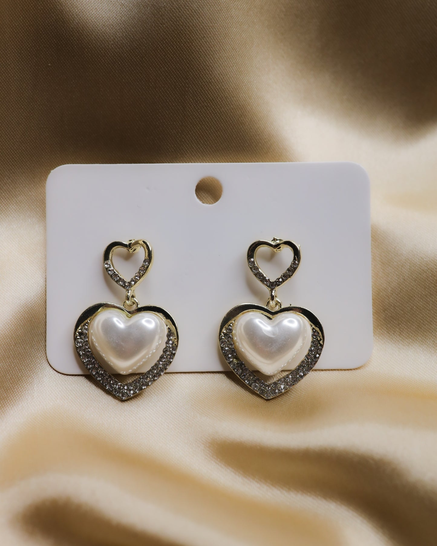 A Best Heart Elegance Earrings Combo Set (Pack of 4)