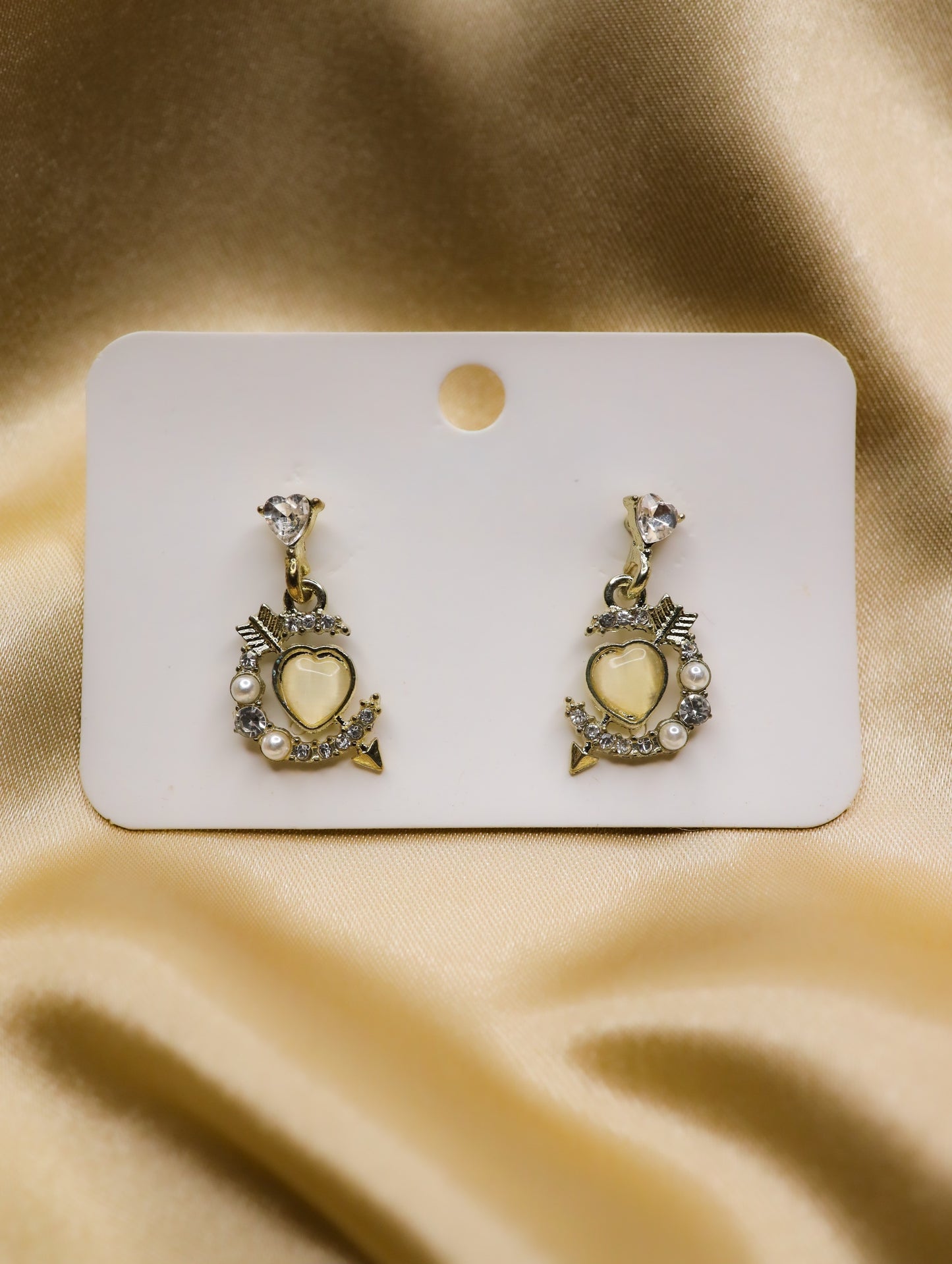 A Best Heart Elegance Earrings Combo Set (Pack of 4)