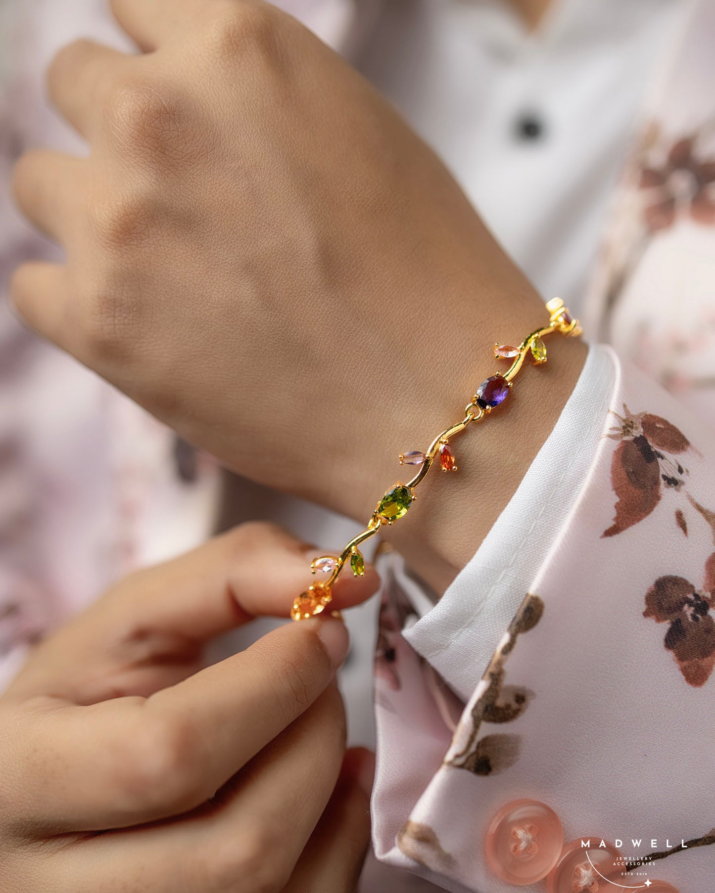 Multicolor Vine Bracelet