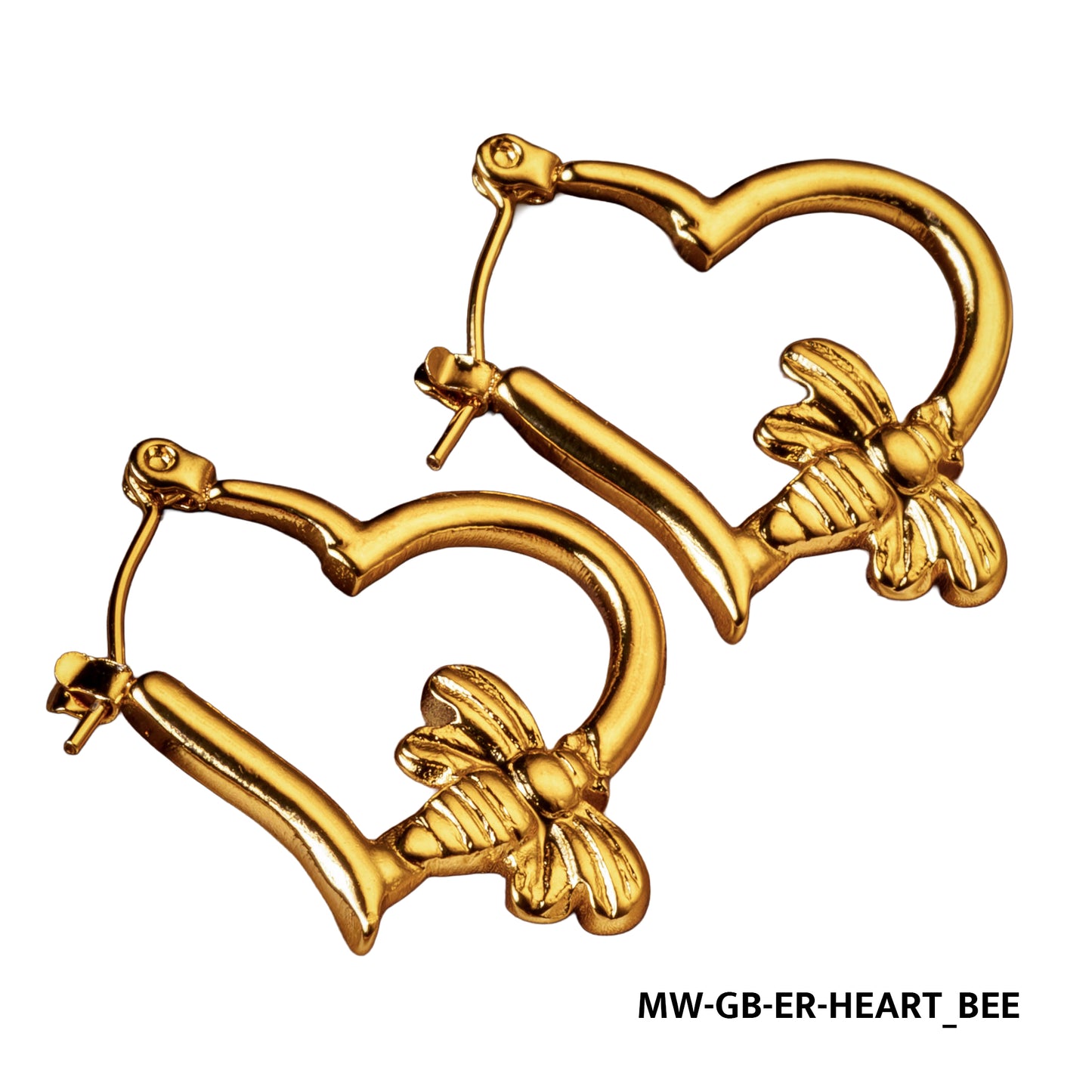 Gold Coin Hoop Earrings